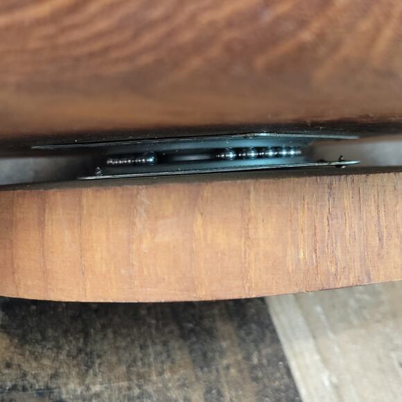 Lazy Susan Vintage Handmade‎ Hand Carved Teak Wood Divided Serving Dish Thailand - Picture 5 of 8